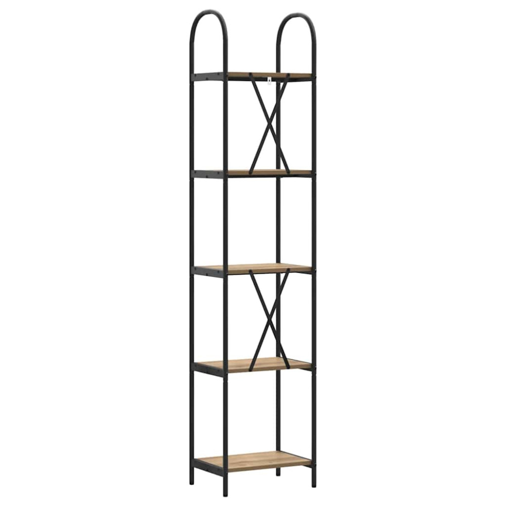 Produktbild för Hyllsystem Artisan Ek 40 x 30 x 183 cm Konstruerat trä
