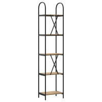 Produktbild för Hyllsystem Artisan Ek 40 x 30 x 183 cm Konstruerat trä