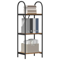 Produktbild för Hyllsystem Gammalt trä 40 x 30 x 109 cm Konstruerat trä