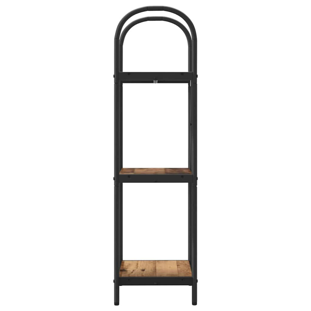 Produktbild för Hyllsystem Gammalt trä 40 x 30 x 109 cm Konstruerat trä