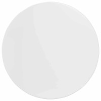 Produktbild för Bordsskiva Vit högglans Ø 80 x 1,5 cm Konstruerat trä