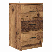 Produktbild för Nattduksbord Gammalt trä 38 x 38 x 66 cm Konstruerat trä