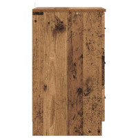 Produktbild för Nattduksbord Gammalt trä 38 x 38 x 66 cm Konstruerat trä