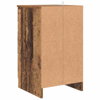 Produktbild för Nattduksbord Gammalt trä 38 x 38 x 66 cm Konstruerat trä