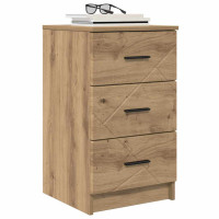 Produktbild för Nattduksbord artisan ek 38 x 38 x 66 cm Konstruerat trä