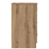 Produktbild för Nattduksbord artisan ek 38 x 38 x 66 cm Konstruerat trä