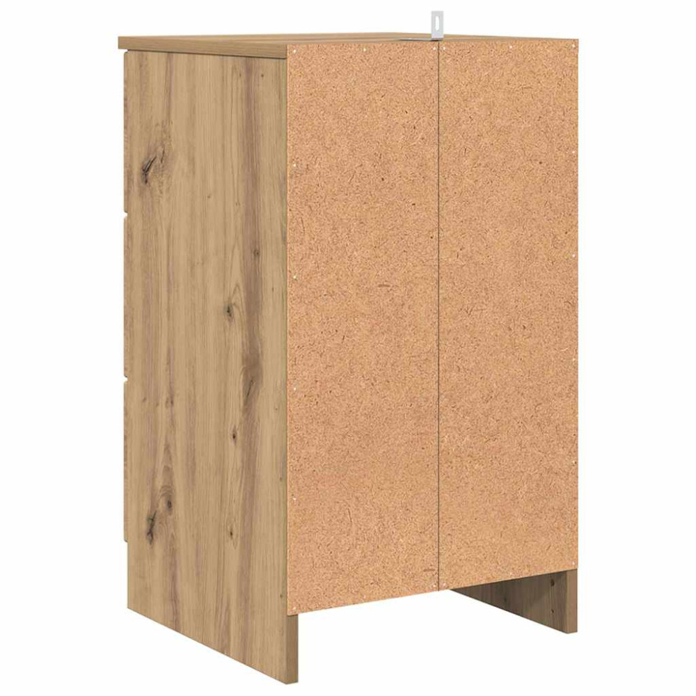 Produktbild för Nattduksbord artisan ek 38 x 38 x 66 cm Konstruerat trä