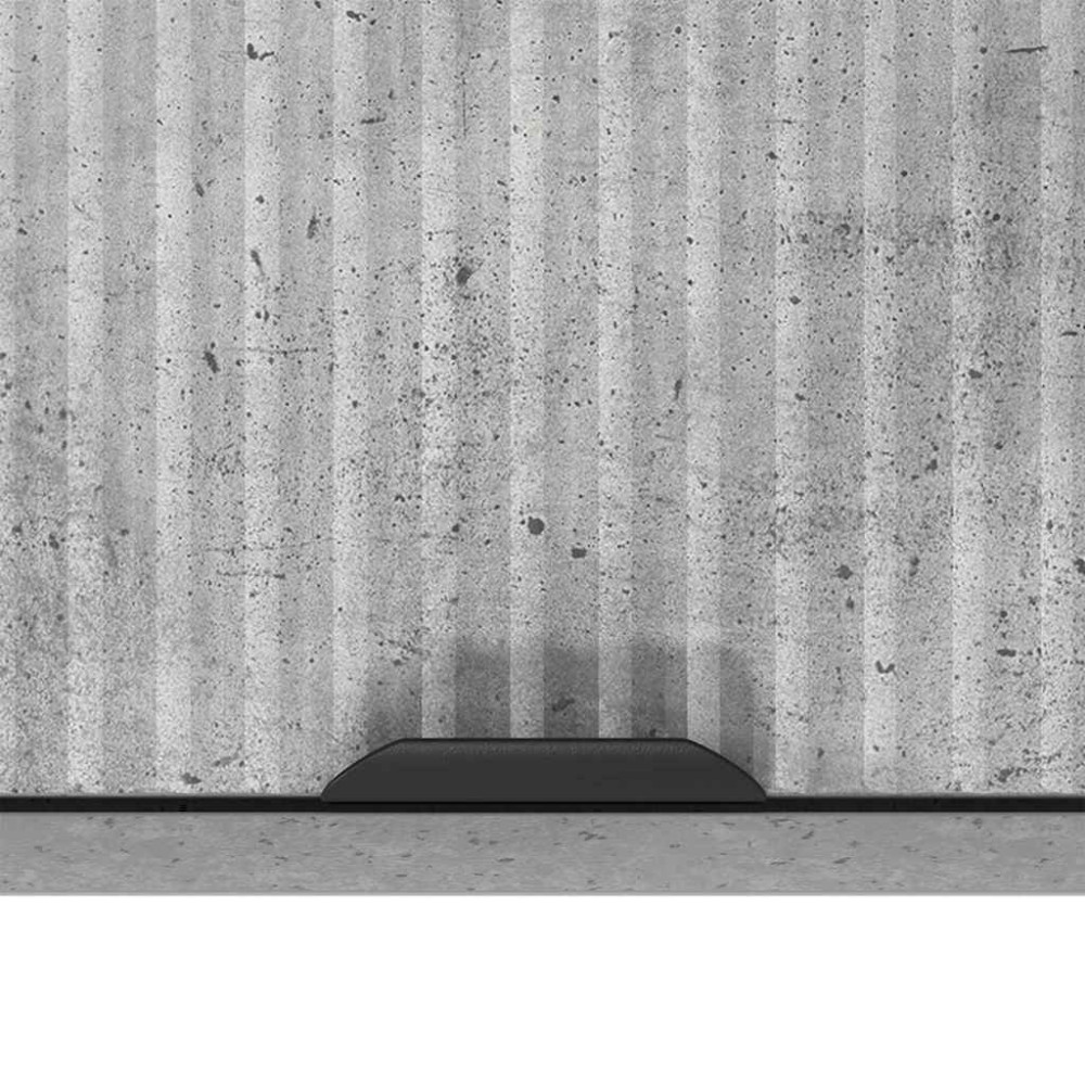 Produktbild för Badrumsskåp Väggmonterad med dörr Betonggrå 39 x 23,5 x 65 cm