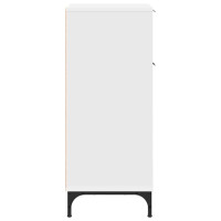 Produktbild för Badrumsskåp Vit 39,5 x 36 x 88 cm Konstruerat trä & Metall