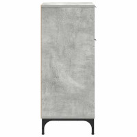 Produktbild för Badrumsskåp med låda med lagring Betonggrå 39,5 x 36 x 88 cm