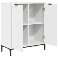 Produktbild för Sideboard Vit 69,5 x 33 x 82 cm Konstruerat trä