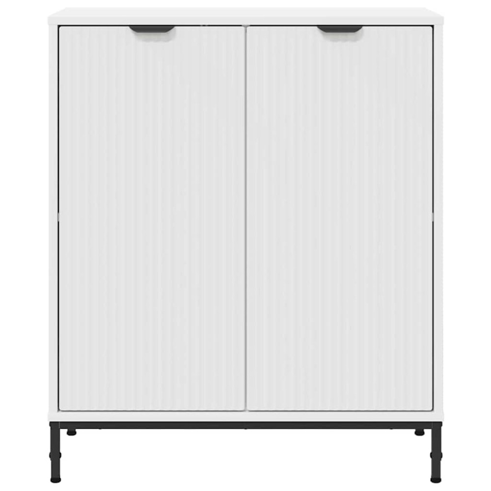 Produktbild för Sideboard Vit 69,5 x 33 x 82 cm Konstruerat trä