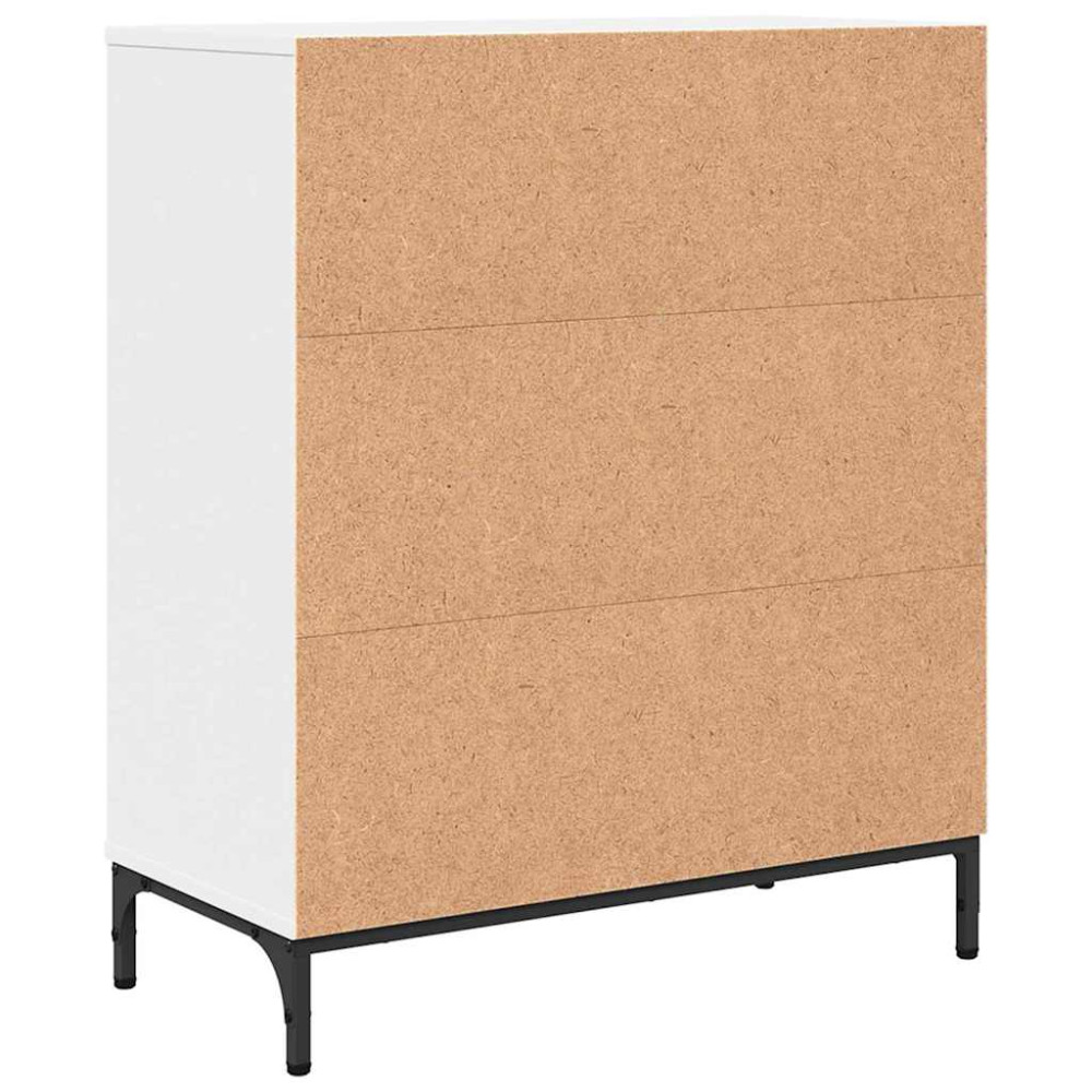 Produktbild för Sideboard Vit 69,5 x 33 x 82 cm Konstruerat trä