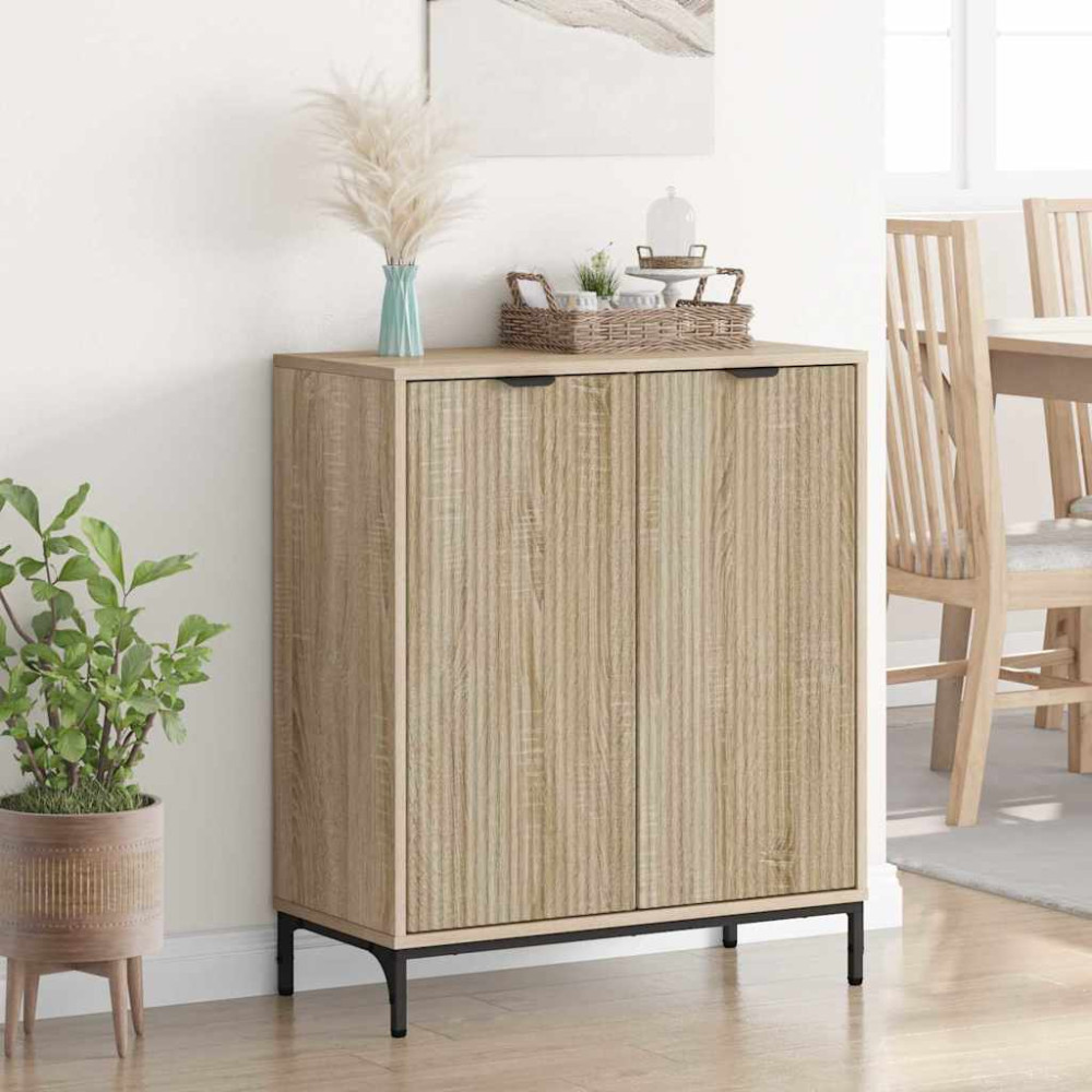 Produktbild för Sideboard Sonoma-ek 69,5 x 33 x 82 cm Konstruerat trä