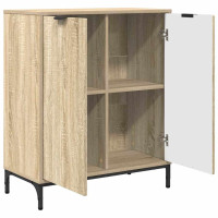 Produktbild för Sideboard Sonoma-ek 69,5 x 33 x 82 cm Konstruerat trä