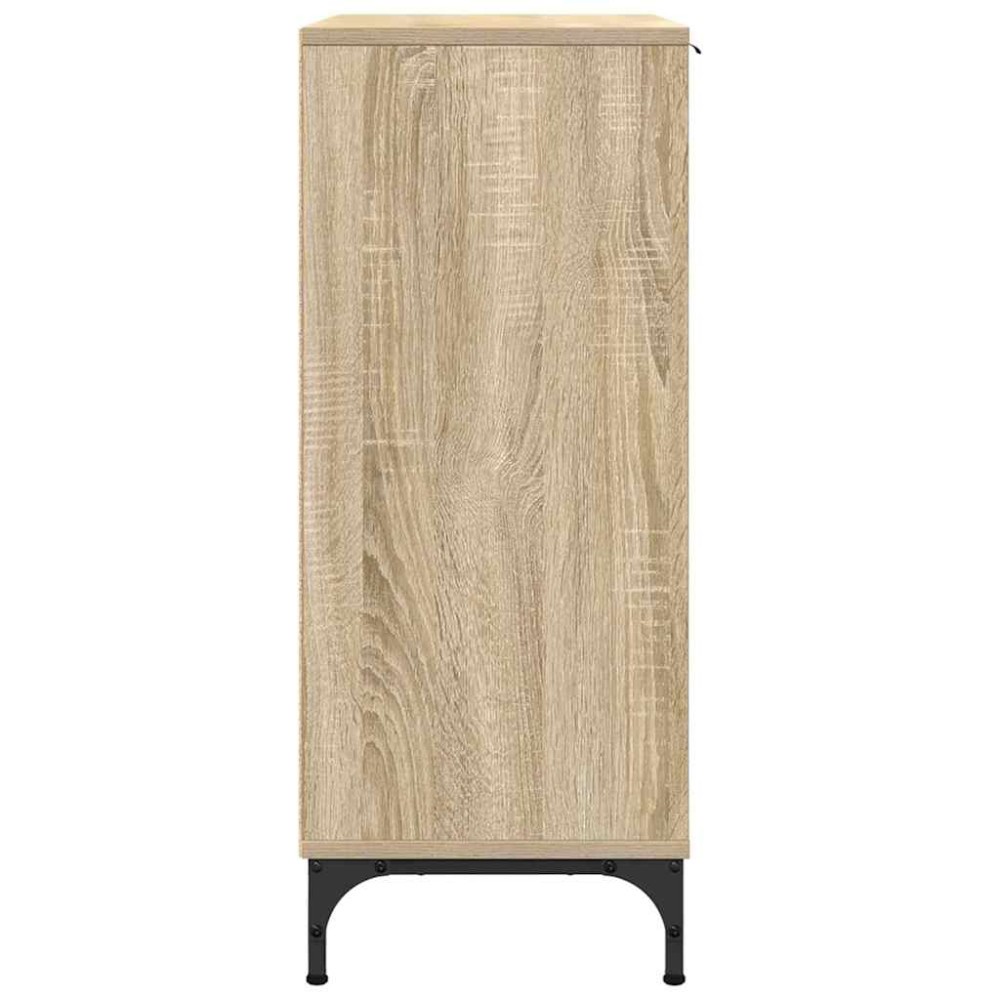 Produktbild för Sideboard Sonoma-ek 69,5 x 33 x 82 cm Konstruerat trä