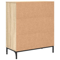 Produktbild för Sideboard Sonoma-ek 69,5 x 33 x 82 cm Konstruerat trä