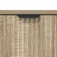Produktbild för Sideboard Sonoma-ek 69,5 x 33 x 82 cm Konstruerat trä