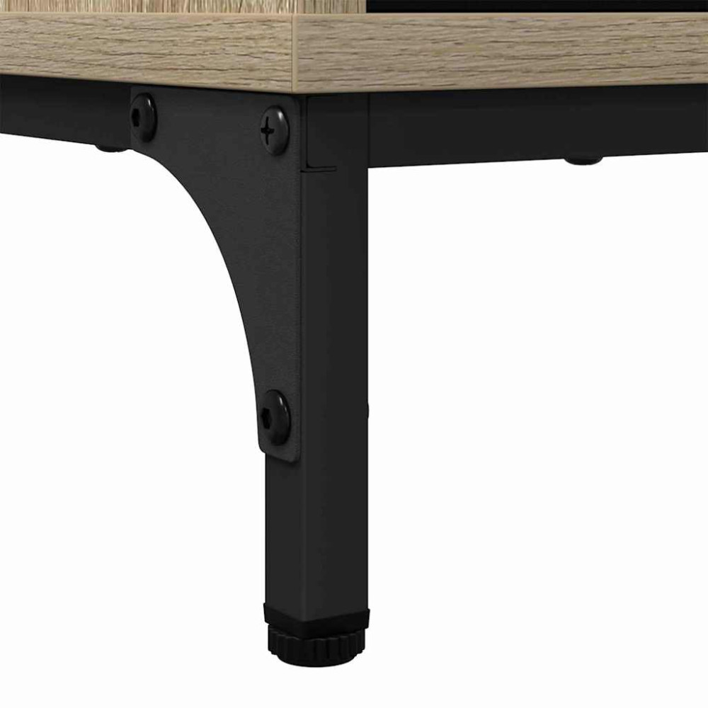 Produktbild för Sideboard Sonoma-ek 69,5 x 33 x 82 cm Konstruerat trä