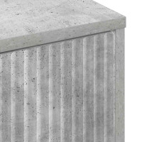 Produktbild för Sideboard Betonggrå 69,5 x 33 x 82 cm Konstruerat trä