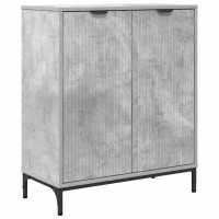 Produktbild för Sideboard Betonggrå 69,5 x 33 x 82 cm Konstruerat trä