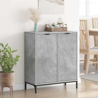 Produktbild för Sideboard Betonggrå 69,5 x 33 x 82 cm Konstruerat trä