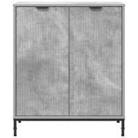 Produktbild för Sideboard Betonggrå 69,5 x 33 x 82 cm Konstruerat trä