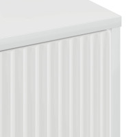 Produktbild för Sideboard Högblanka vita 69,5 x 33 x 82 cm Konstruerat trä