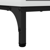 Produktbild för Sideboard Högblanka vita 69,5 x 33 x 82 cm Konstruerat trä