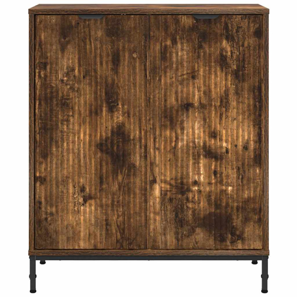 Produktbild för Sideboard Rökt ek 69,5 x 33 x 82 cm Konstruerat trä
