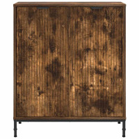 Produktbild för Sideboard Rökt ek 69,5 x 33 x 82 cm Konstruerat trä