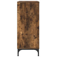 Produktbild för Sideboard Rökt ek 69,5 x 33 x 82 cm Konstruerat trä