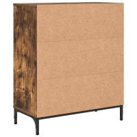 Produktbild för Sideboard Rökt ek 69,5 x 33 x 82 cm Konstruerat trä