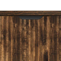 Produktbild för Sideboard Rökt ek 69,5 x 33 x 82 cm Konstruerat trä