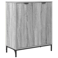 Produktbild för Sideboard Grå Sonoma 69,5 x 33 x 82 cm Konstruerat trä