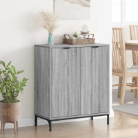 Produktbild för Sideboard Grå Sonoma 69,5 x 33 x 82 cm Konstruerat trä