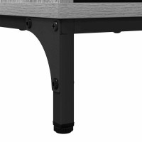 Produktbild för Sideboard Grå Sonoma 69,5 x 33 x 82 cm Konstruerat trä