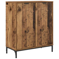 Produktbild för Sideboard Gammalt trä 69,5 x 33 x 82 cm Konstruerat trä