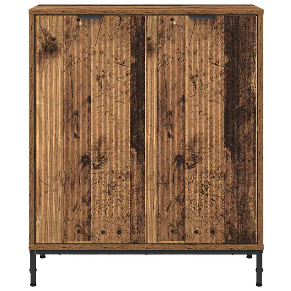 Produktbild för Sideboard Gammalt trä 69,5 x 33 x 82 cm Konstruerat trä