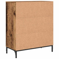 Produktbild för Sideboard Gammalt trä 69,5 x 33 x 82 cm Konstruerat trä