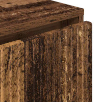 Produktbild för Sideboard Gammalt trä 79,5 x 33 x 82 cm Konstruerat trä
