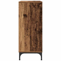 Produktbild för Sideboard Gammalt trä 79,5 x 33 x 82 cm Konstruerat trä