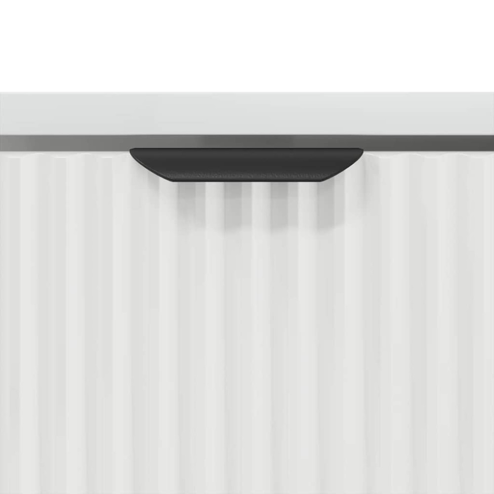 Produktbild för Kaffeebord med låda Vit 90 x 49 x 46 cm Konstruerat trä