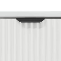 Produktbild för Kaffeebord med låda Vit 90 x 49 x 46 cm Konstruerat trä