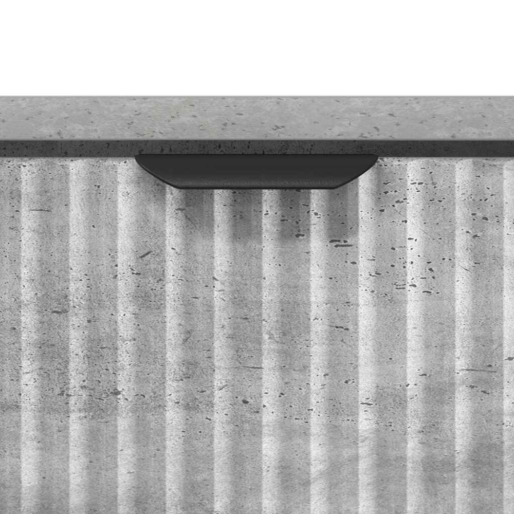Produktbild för Kaffeebord med låda Betonggrå 90 x 49 x 46 cm Konstruerat trä