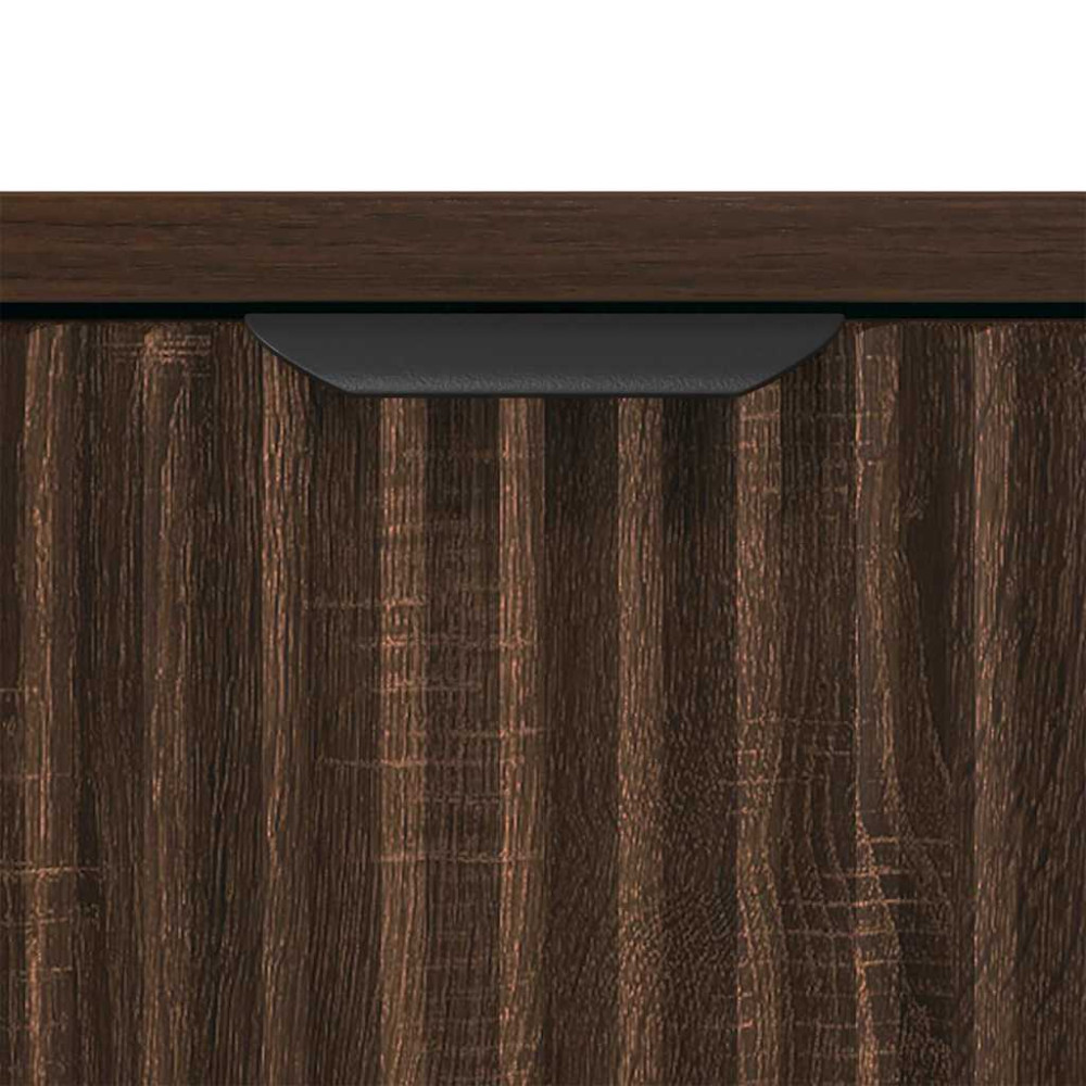 Produktbild för Kaffeebord med låda Brun Ek 90 x 49 x 46 cm Konstruerat trä