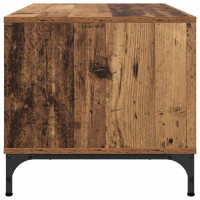 Produktbild för Kaffeebord med låda Gammalt trä 90 x 49 x 46 cm Konstruerat trä