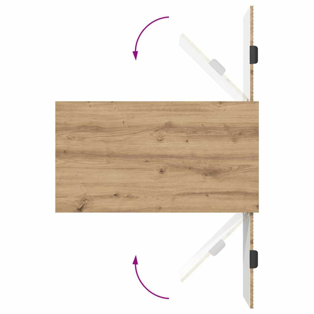 Produktbild för Kaffeebord med låda Artisan Ek 90 x 49 x 46 cm Konstruerat trä