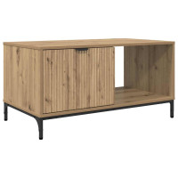 Produktbild för Kaffeebord med låda Artisan Ek 90 x 49 x 46 cm Konstruerat trä