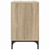 Produktbild för Sängbord med låda Sonoma ek 63.5 x 36 x 61 cm Konstruerat trä